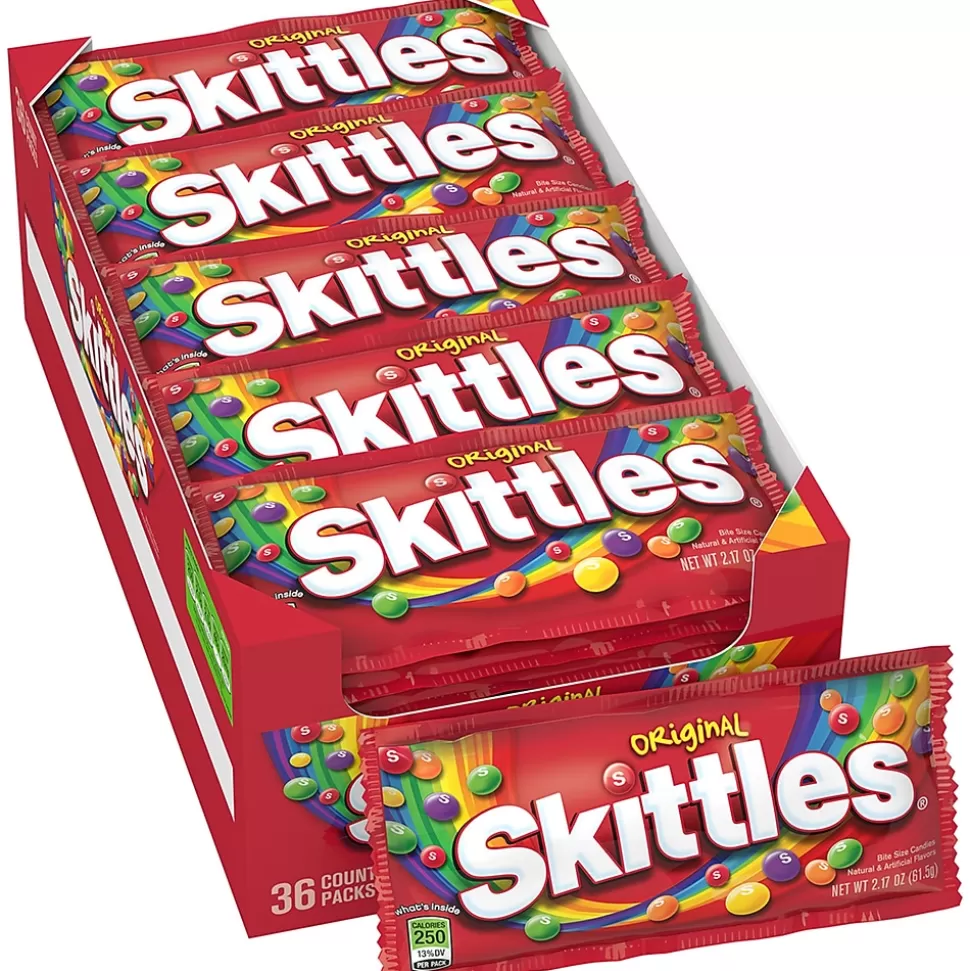 Skittles Original Fruit Flavored Candy, 2.17 oz, 36/Box (209-00148) Sale