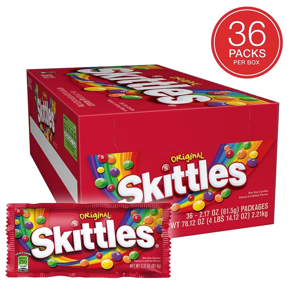 Skittles Original Fruit Flavored Candy, 2.17 oz, 36/Box (209-00148) Sale