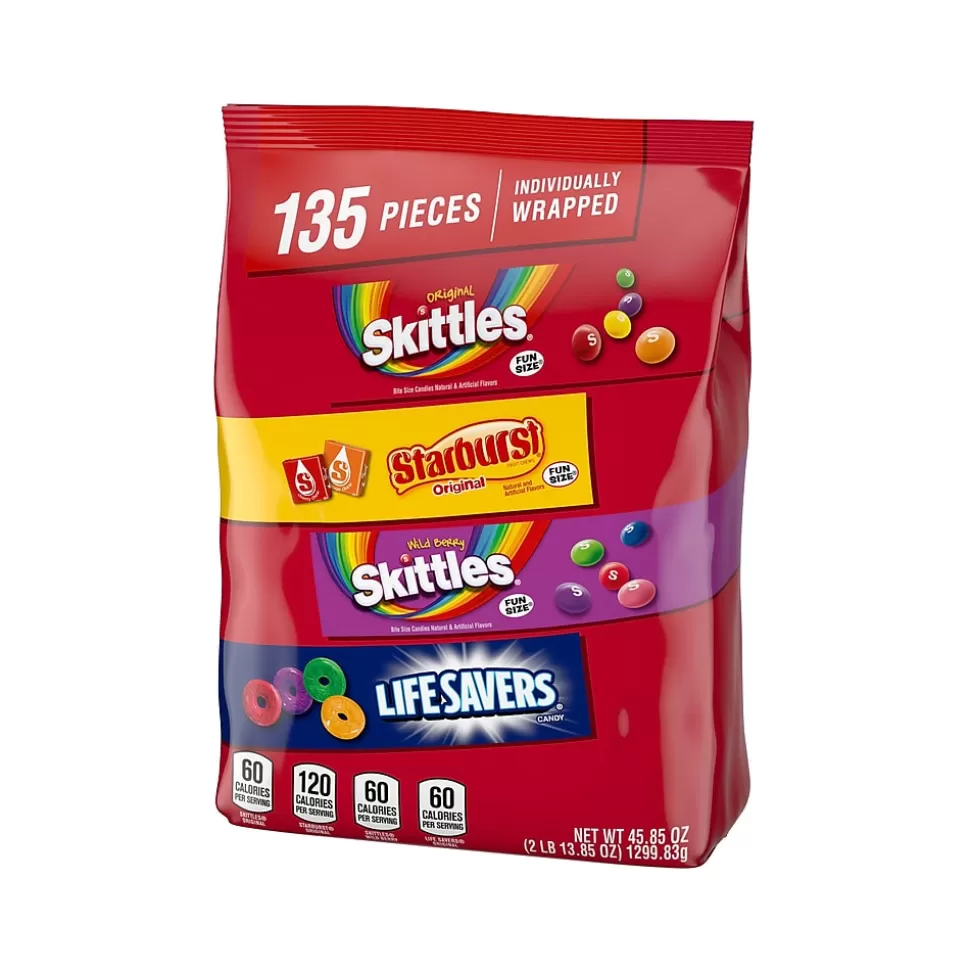 Mars Skittles, Starburst, and Life Savers Bulk Party Pack, Assorted Flavors, 45.85 oz. (459752) Online