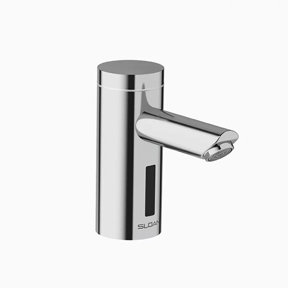 Sloan Optima Hardwired-Powered Deck-Mounted Mid Body Faucet Polished Chrome (3335054) Fashion