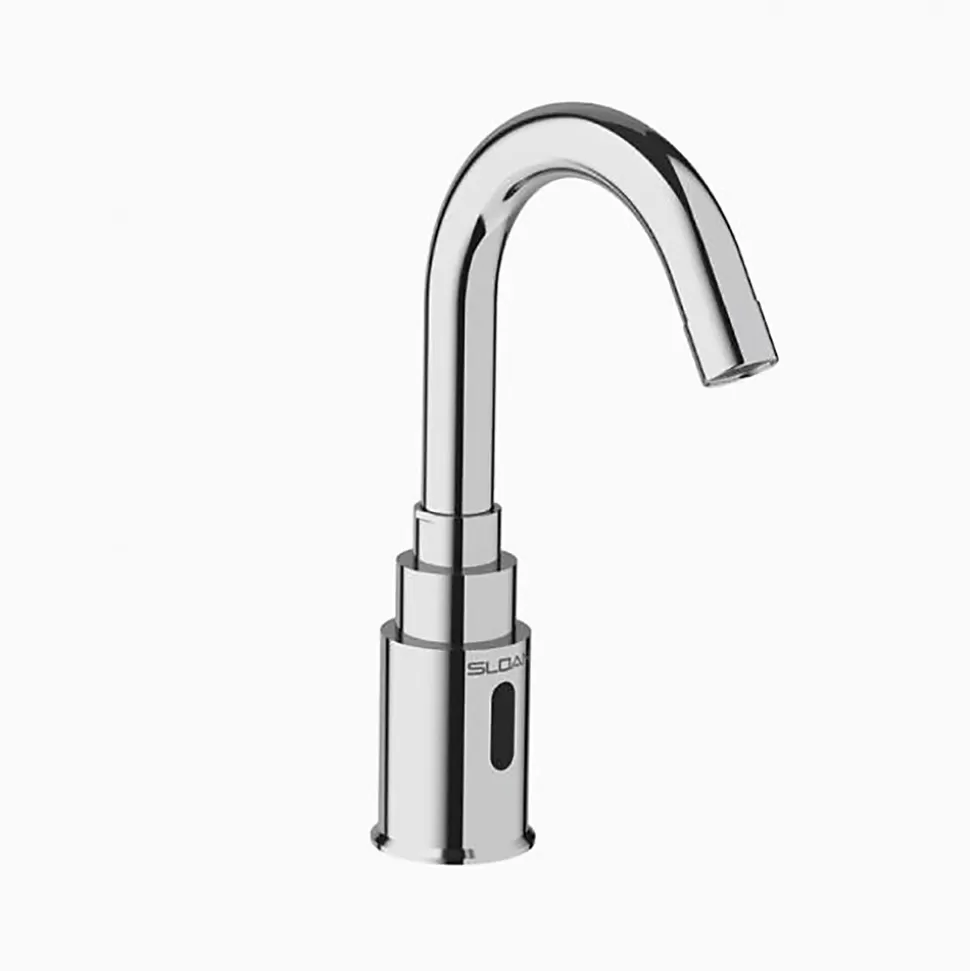 Sloan Touchless Battery-Powered Deck-Mounted Gooseneck Body Faucet Polished Chrome (3362112) Outlet