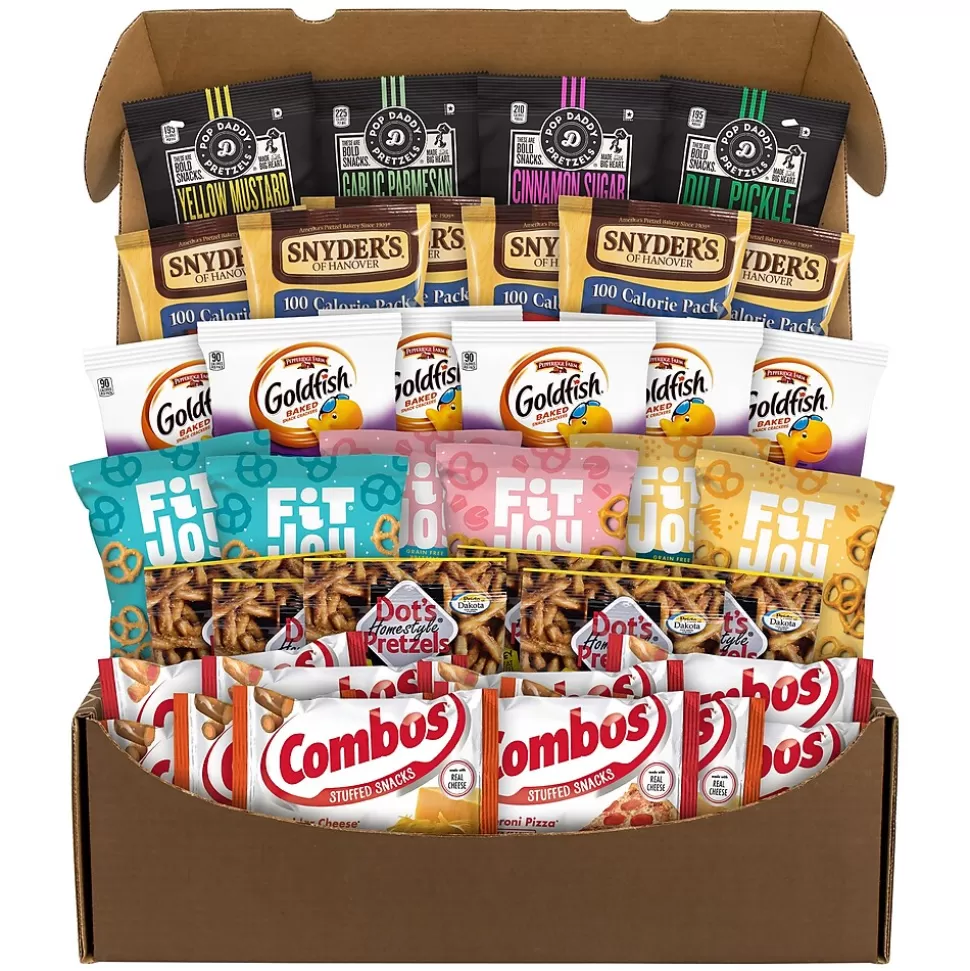Snack Box Pros Pretzel Lovers Snack Box, 38 Bags/Box (700-00160) Outlet