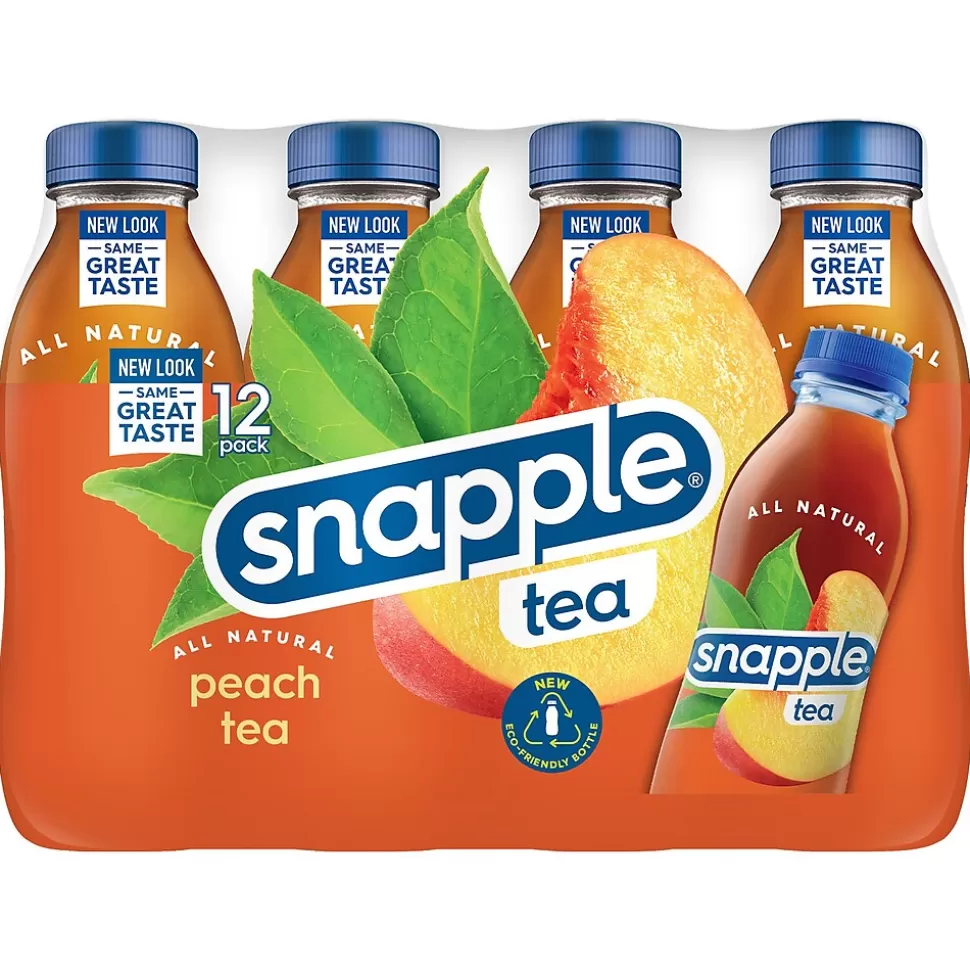 Snapple Peach Tea, 16 oz., 12/Pack (10099485) Sale