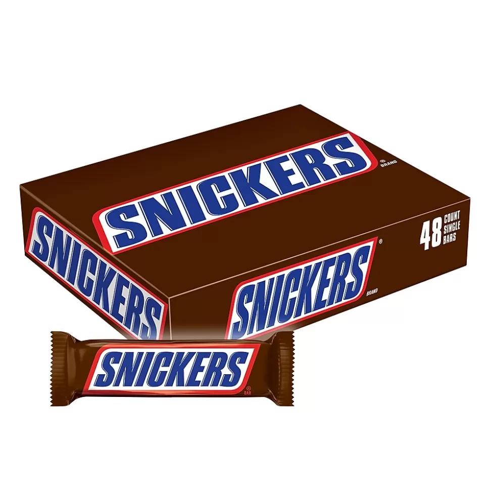 Snickers Milk Chocolate Candy Bar, 1.86 oz., 48/Pack (MMM42431) Sale