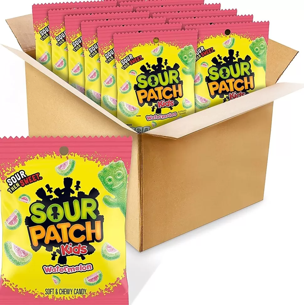 Sour Patch Kids Watermelon Gummy Candy, 5 oz, 12/Carton (JAR1506224) Shop