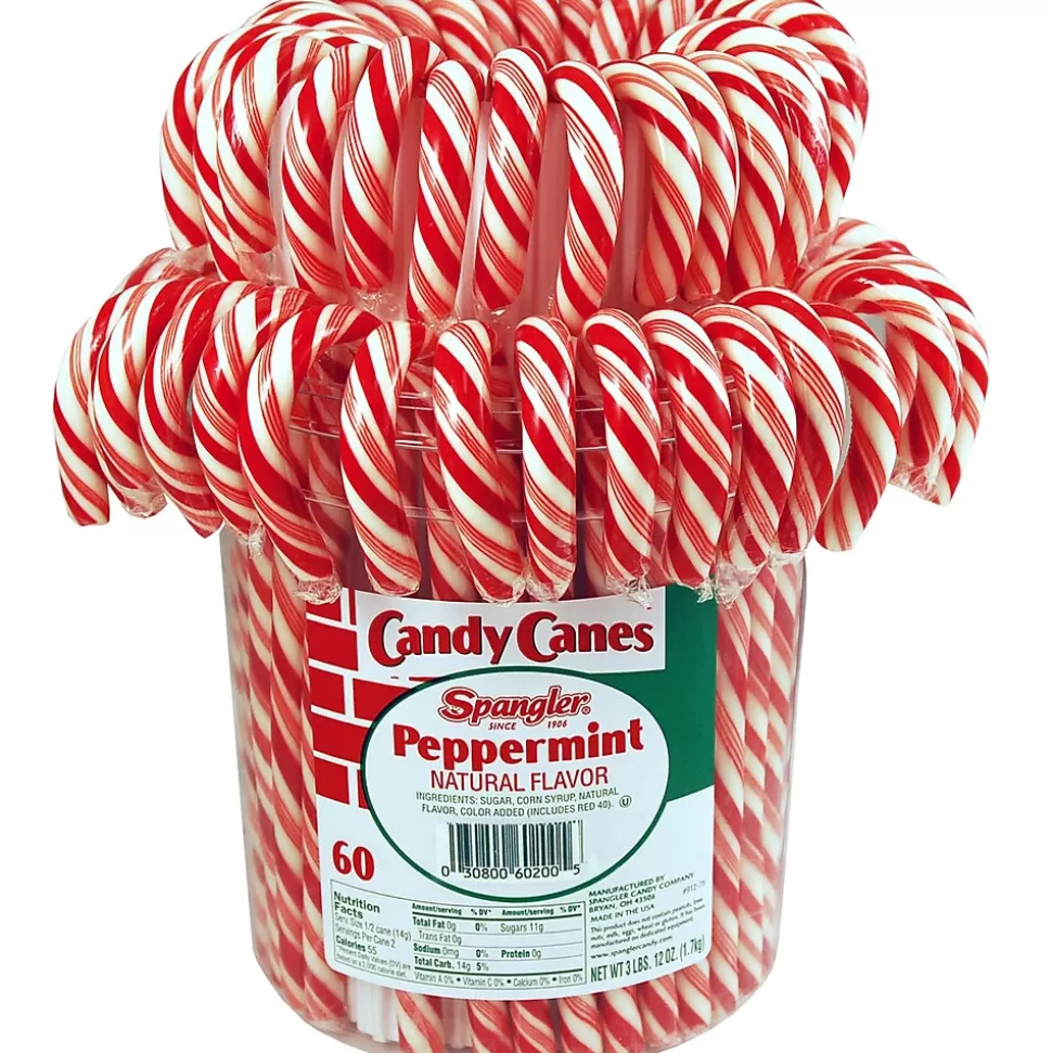 Spangler Peppermint Candy Canes, 60 oz., 60 Pieces (211-X0012) Best Sale