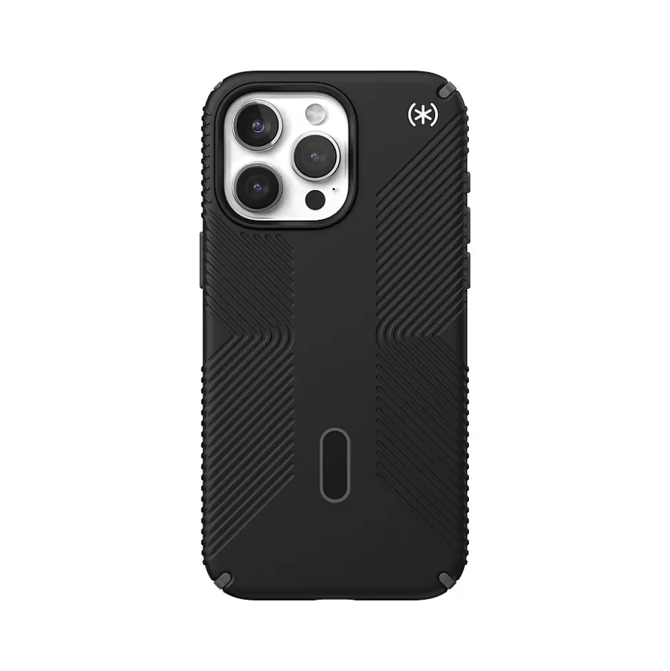 Speck Presidio 2 Grip MagSafe ClickLock Phone Case for iPhone 15 Pro Max, Black/Slate Gray (150463-3205) Discount