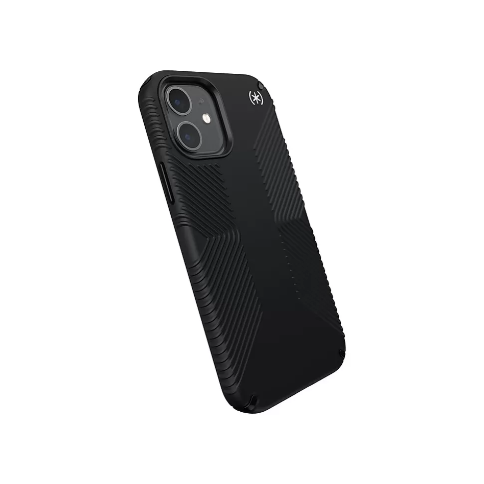 Speck Presidio2 Grip Black/White Cover for iPhone 12/12 Pro (138487-D143) New