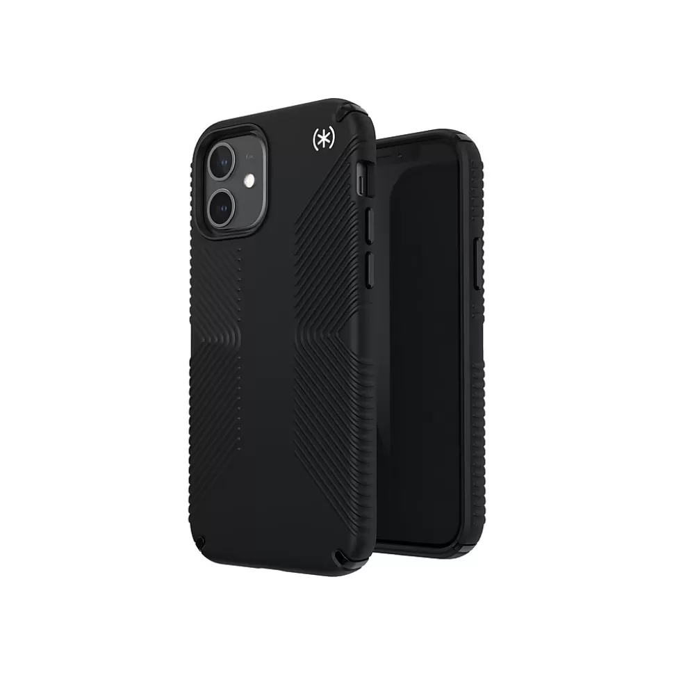 Speck Presidio2 Grip Black/White Cover for iPhone 12/12 Pro (138487-D143) New