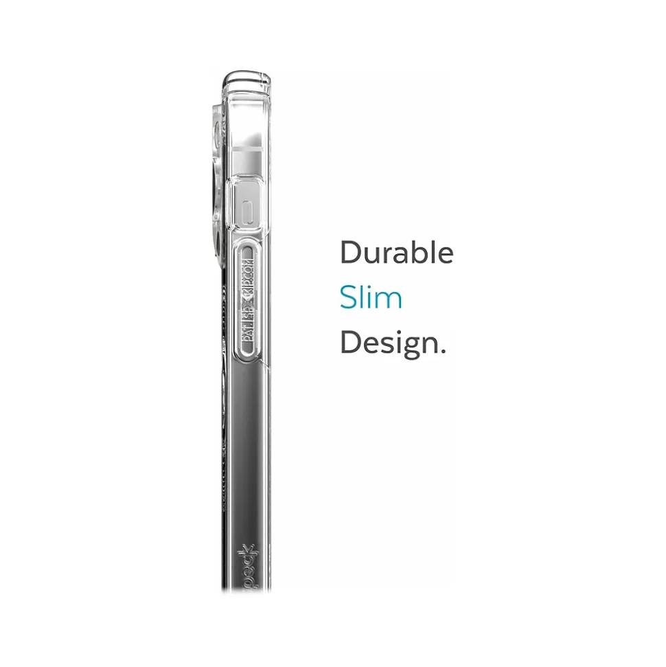 Speck Presidio Perfect-Clear MagSafe Clear/Silver Case for iPhone 14 Pro Max (150090-3080) Discount
