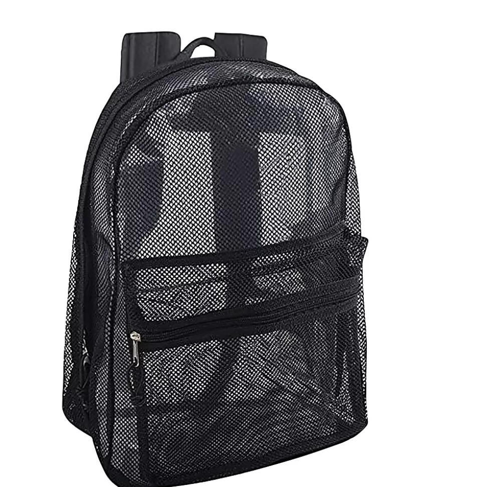 Staples Mesh Backpack, Black (29693) Best