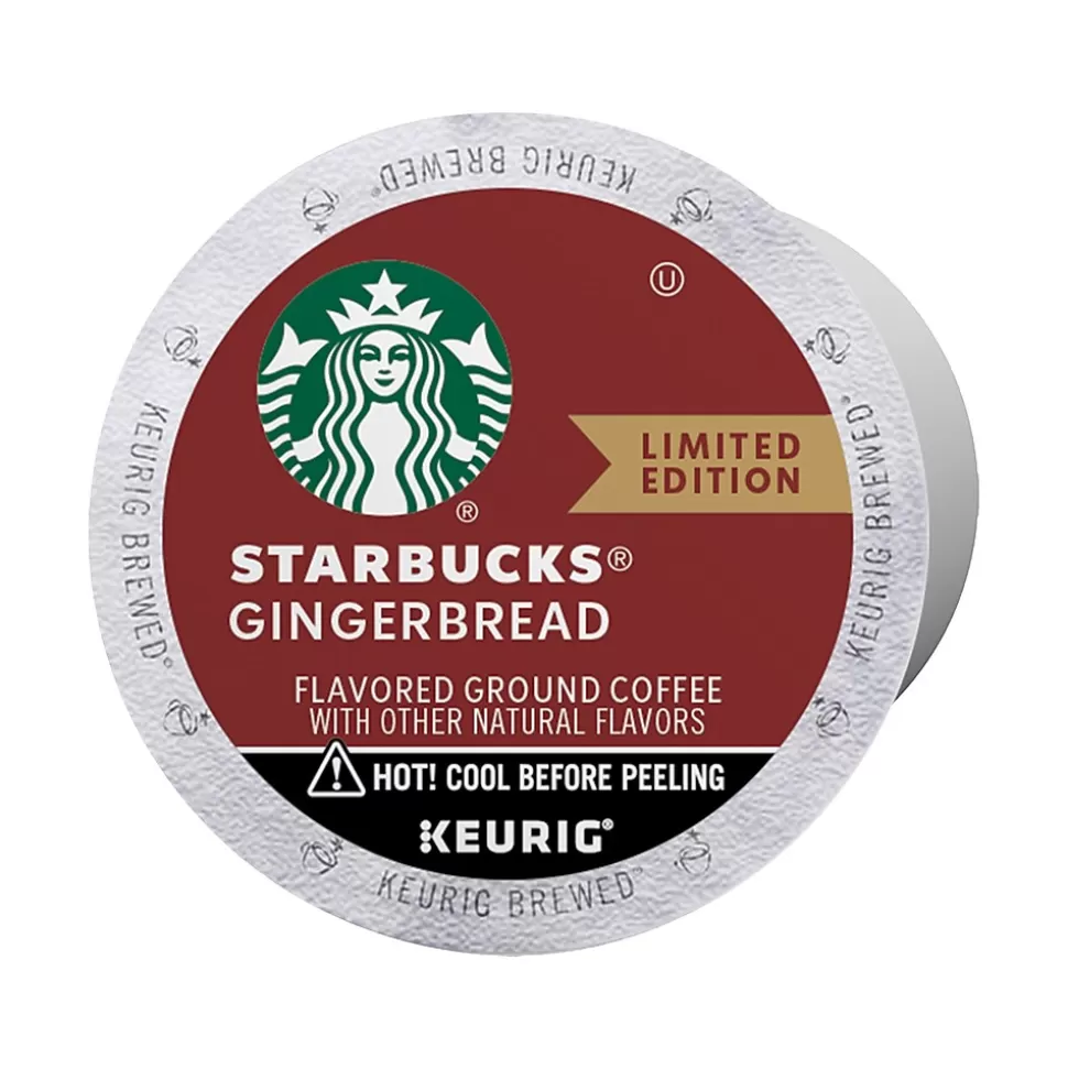 Starbucks Gingerbread Coffee Keurig K-Cup Pods, Light Roast, 22/Box (12449103) Online