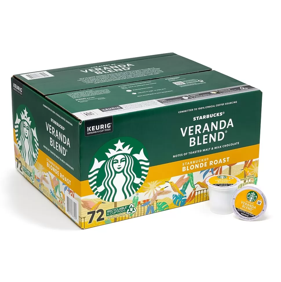 Starbucks Veranda Blend K-Cup Pods, Light Roast, 72/Box (220-02161) Sale