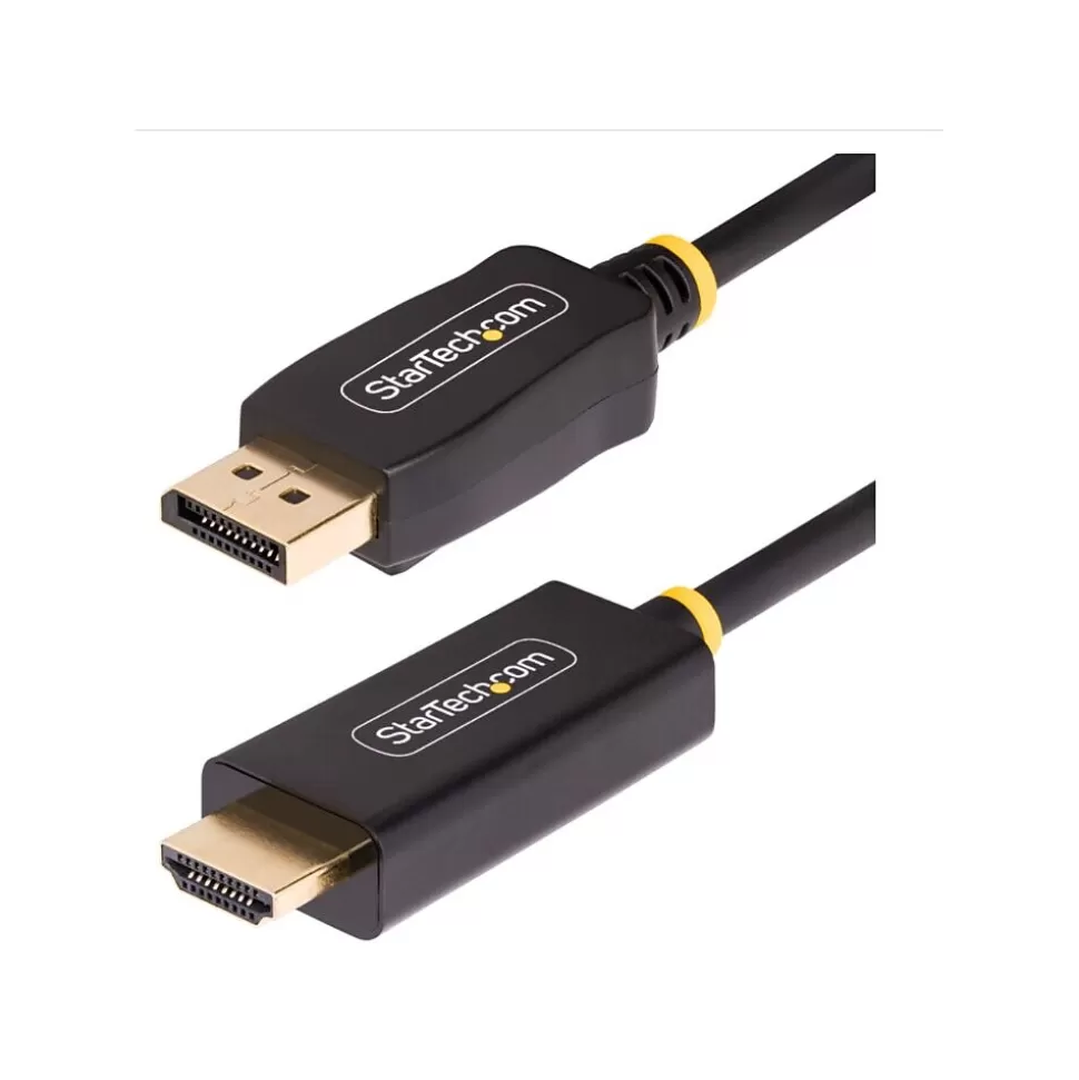 StarTech 10' Active DisplayPort to HDMI Adapter Cable, Male to Male, Black (10F-DP-HDMI-4K60-HDR) Sale