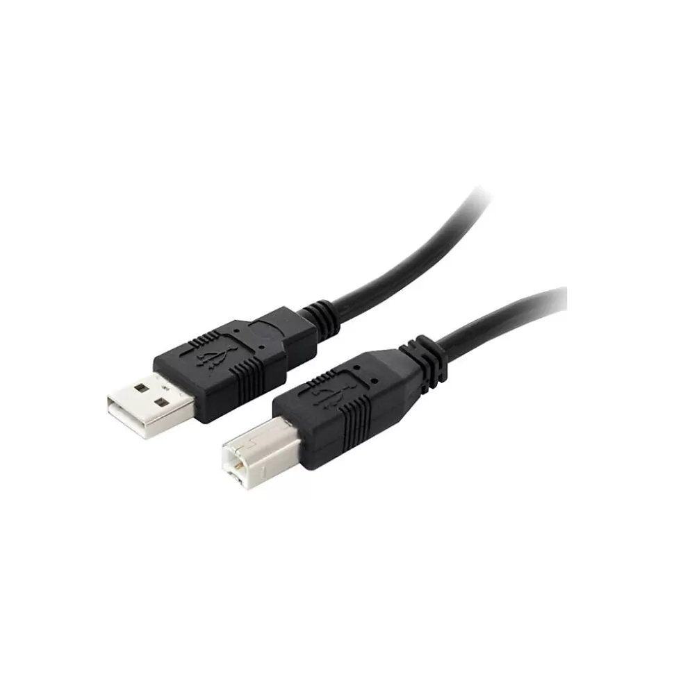 StarTech 30' Active USB 2.0 A to B Cable, Black New