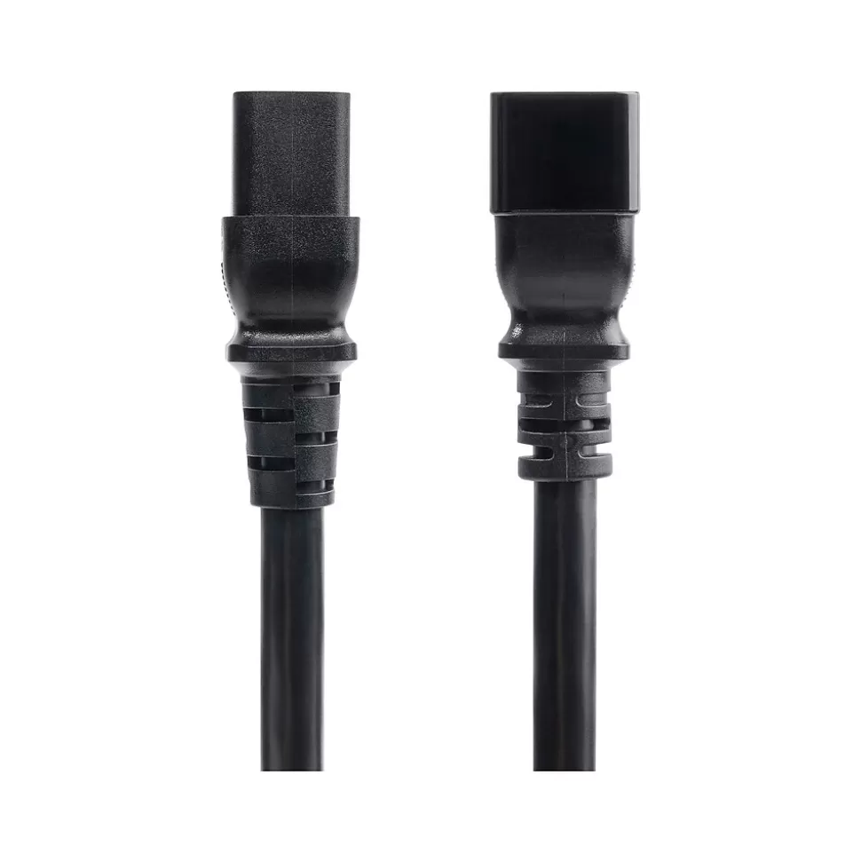 StarTech 2' C19 to C20 Power Cable, Male to Female, Black (BA16-2200-POWER-CORD) Clearance