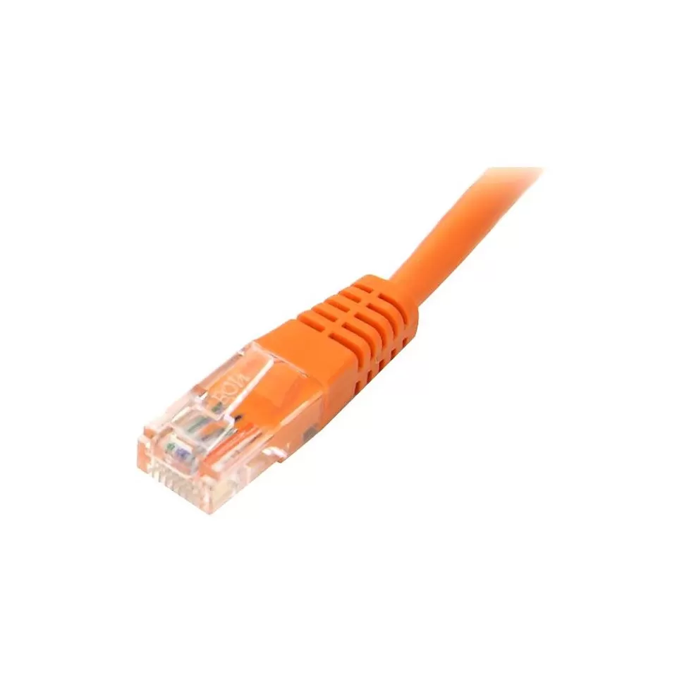 StarTech 15 ft Cat5e Orange Molded RJ45 UTP Cat 5e Patch Cable, 15ft Patch Cord Best