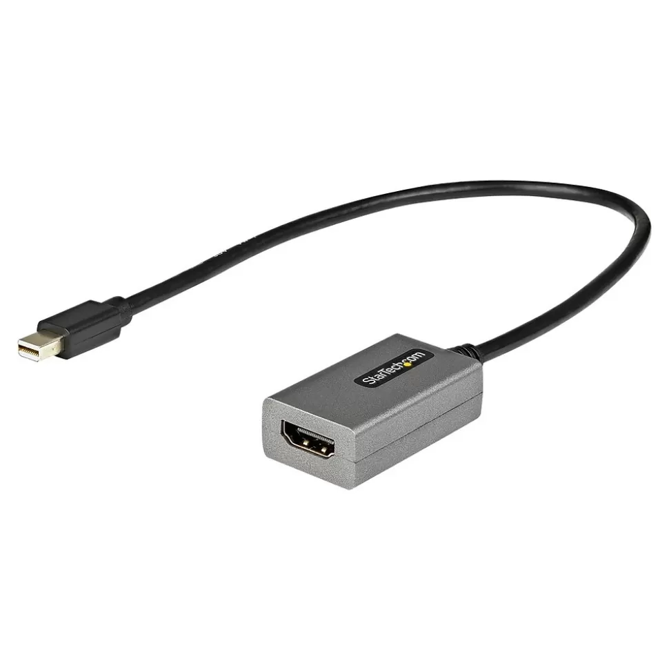 StarTech 1' Mini DisplayPort to Display Port Audio/Video Monitor Cable, Black (MDP2HDEC) Outlet