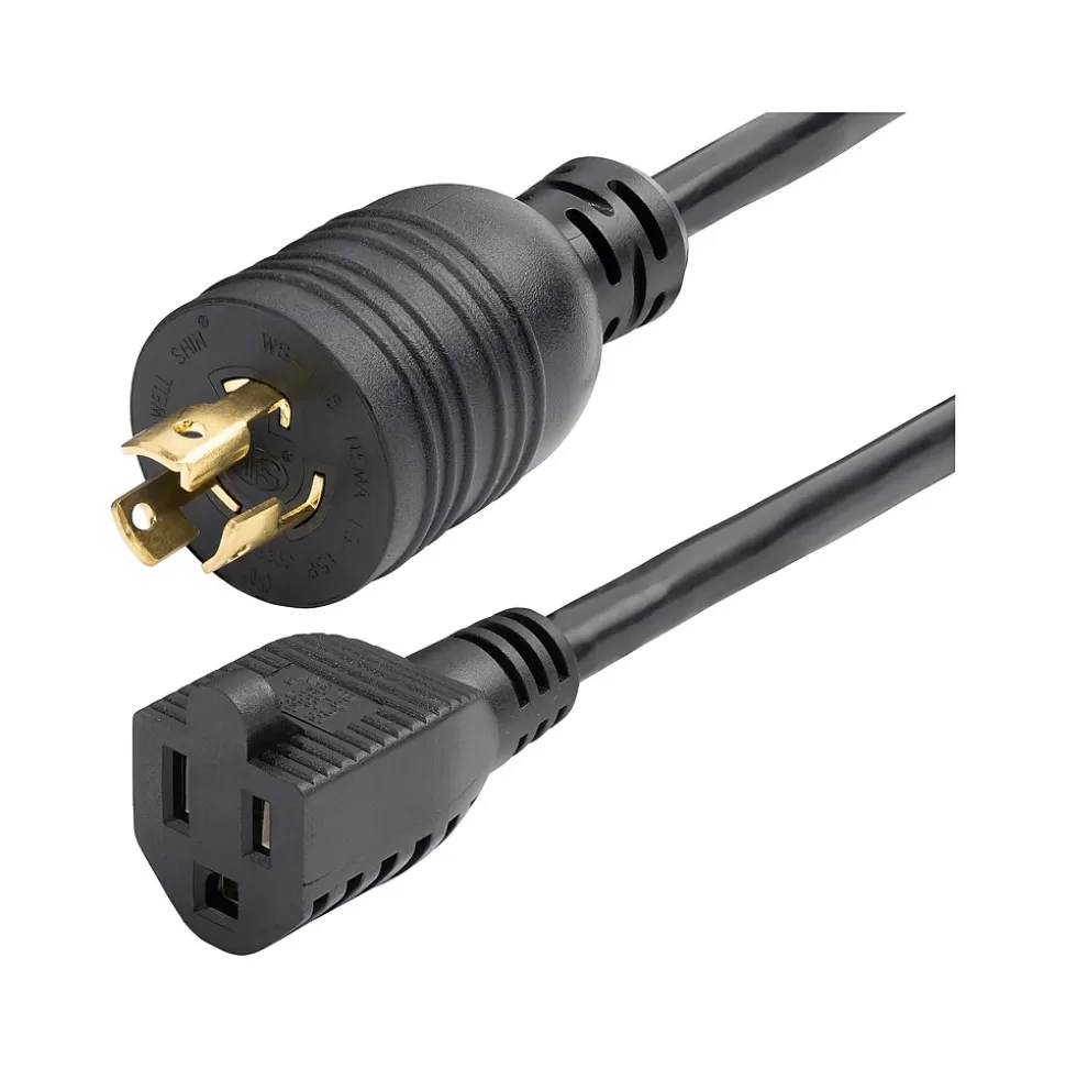 StarTech 1' NEMA L5-15P to NEMA 5-15R Power Cord, Male to Female, Black (W31C-4100-POWER-CORD) Fashion