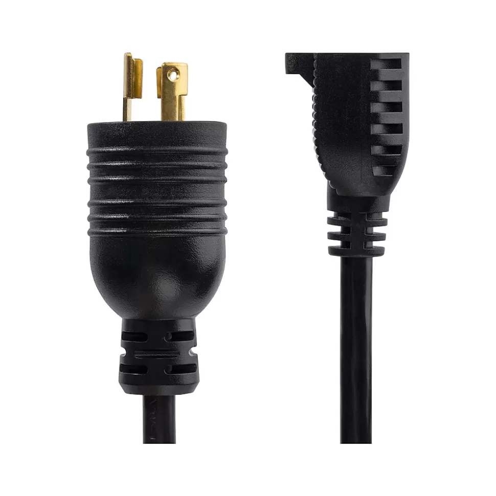 StarTech 1' NEMA L5-15P to NEMA 5-15R Power Cord, Male to Female, Black (W31C-4100-POWER-CORD) Fashion