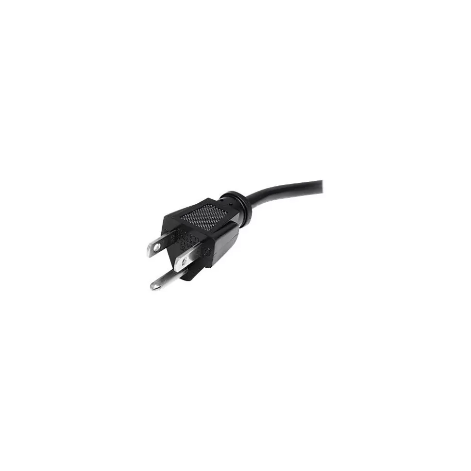 StarTech ® 12' NEMA5-15P To IEC 60320 C13 Standard Computer Power Cord, Black Cheap