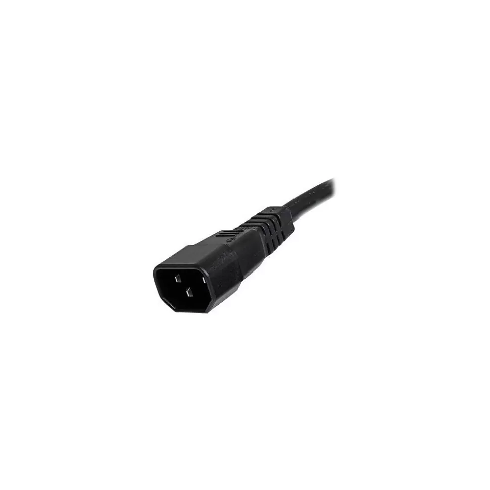 StarTech ® 12' NEMA5-15P To IEC 60320 C13 Standard Computer Power Cord, Black Cheap
