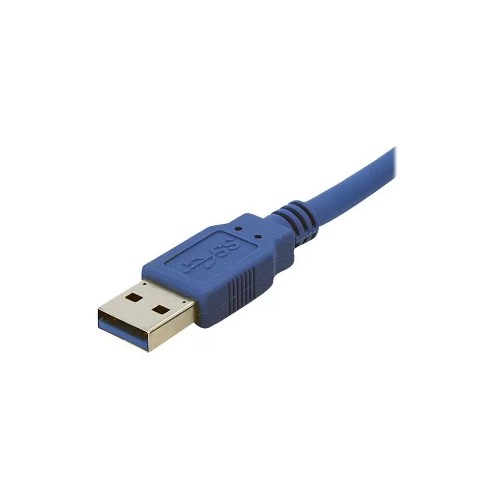 StarTech ® 1' Superspeed A To B Male/Male USB 3.0 Cable, Blue Hot