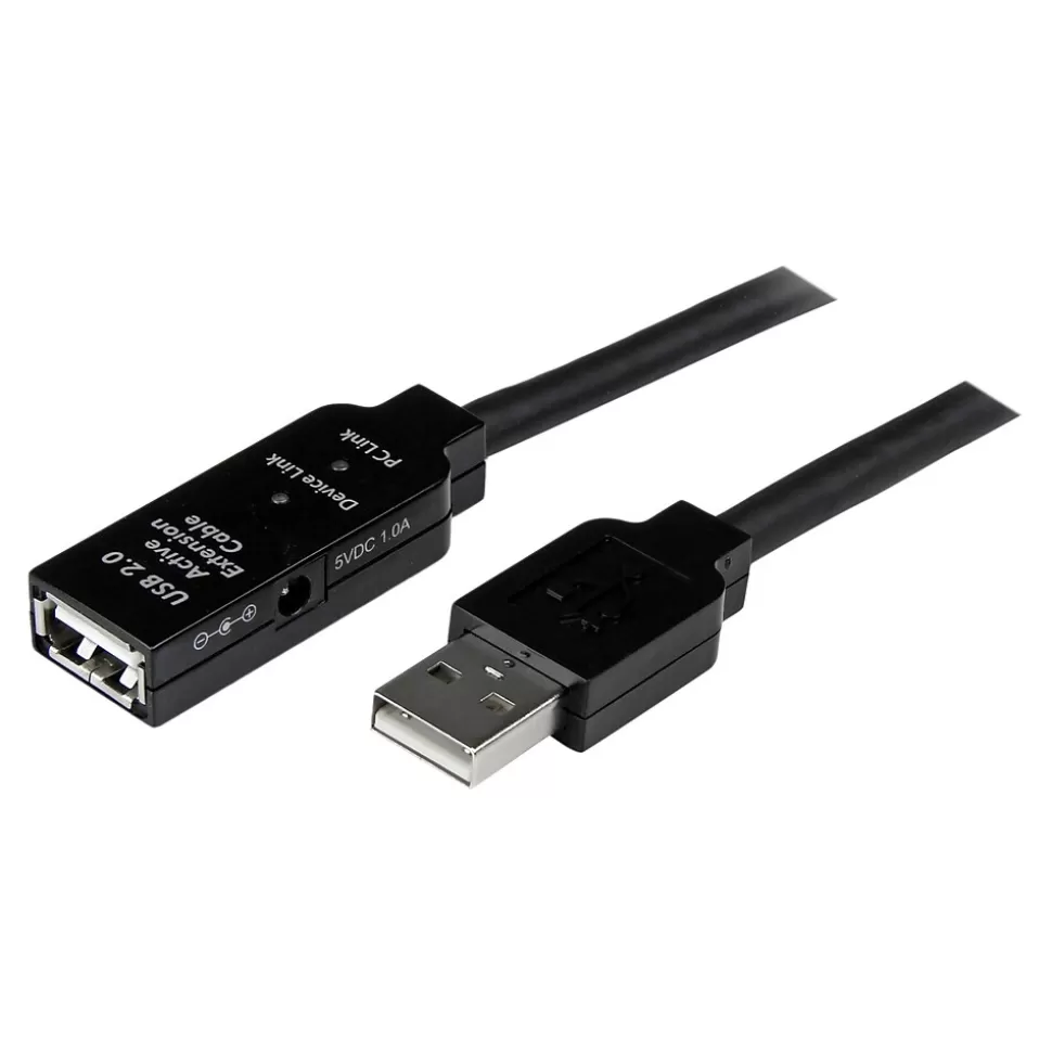 StarTech 16.4' USB 2.0 Male to Female Extension Cable, Black Best Sale