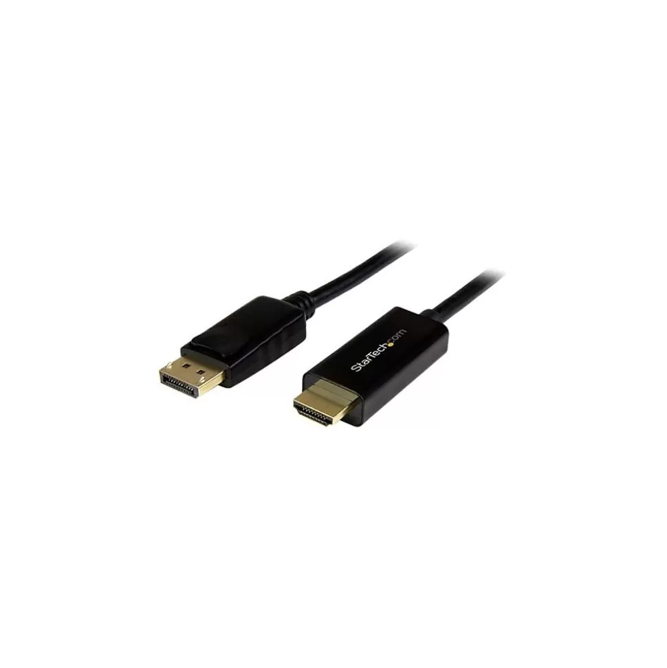 StarTech DP2HDMM2MB 6' DisplayPort Audio/Video Cable, Black Sale