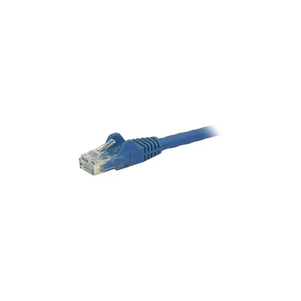 StarTech 14ft Blue Cat6 Patch Cable with Snagless RJ45 Connectors, Cat6 Ethernet Cable, 14 ft Cat6 UTP Cable Clearance