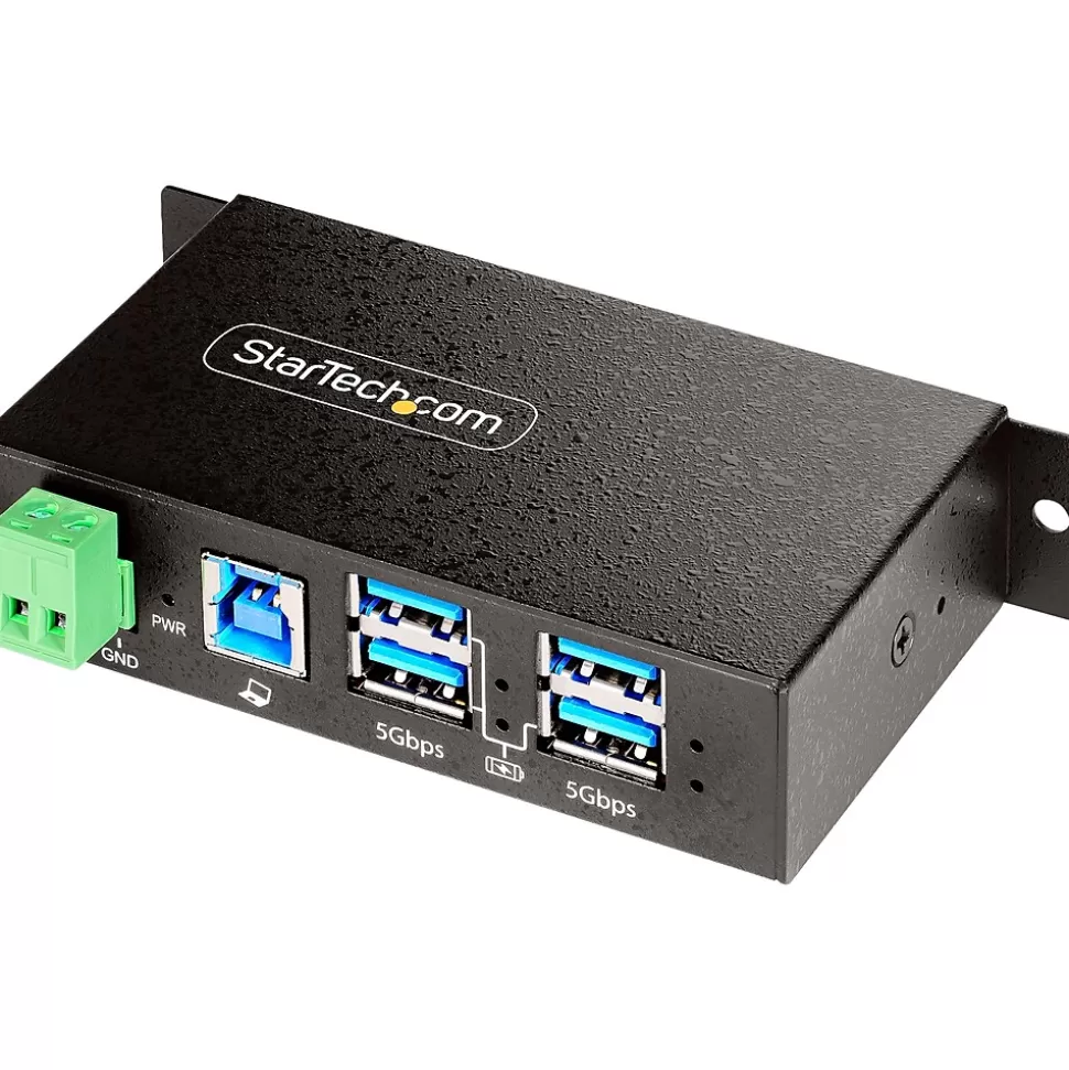 StarTech 4-Port USB 3.2 Hub, Black (5G4AINDRM-USB-A-HUB) Clearance