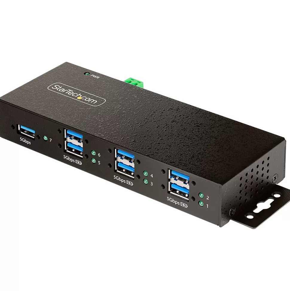 StarTech 7-Port USB 3.2 Hub, Black (5G7AINDRM-USB-A-HUB) Sale