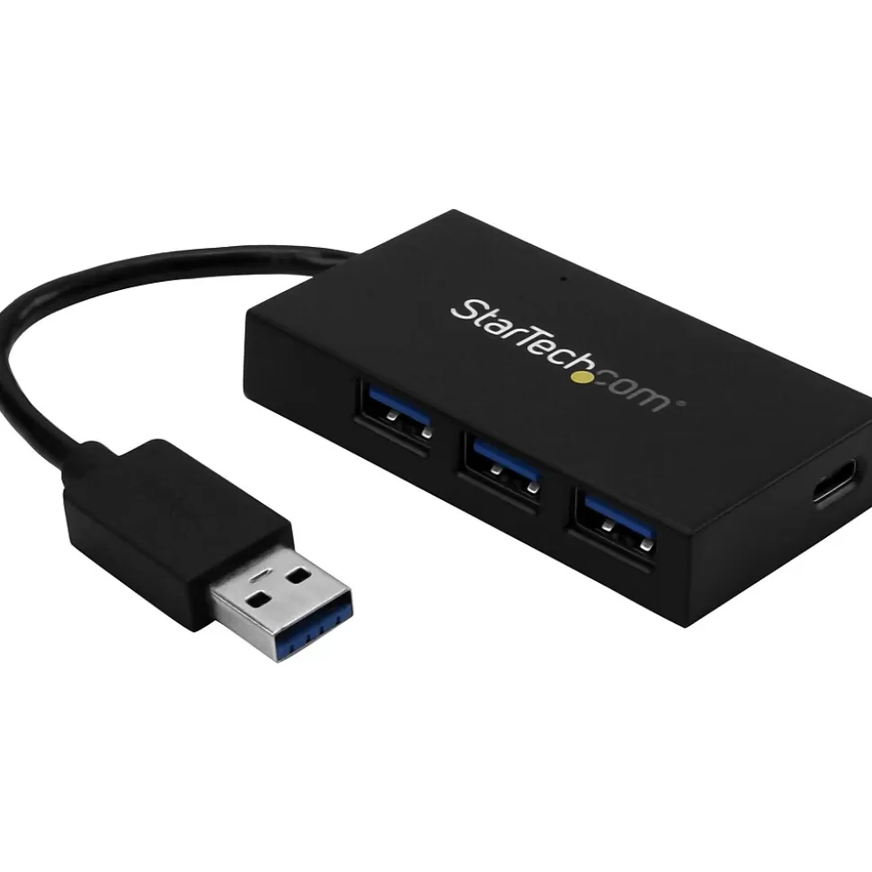 StarTech 4-Port USB 3.0 Hub, Black (HB30A3A1CFB) Sale