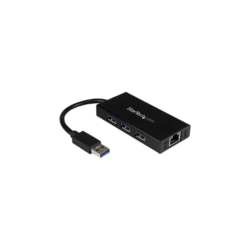 StarTech 3-Port USB 3.0 Hub, Black (ST3300GU3B) Flash Sale