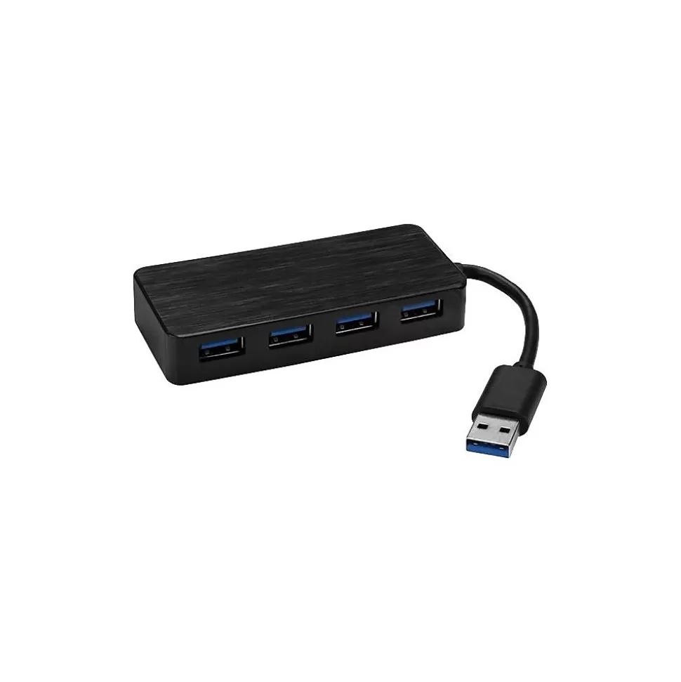 StarTech 4-Port USB 3.0 Hub, Black (ST4300MINI) New