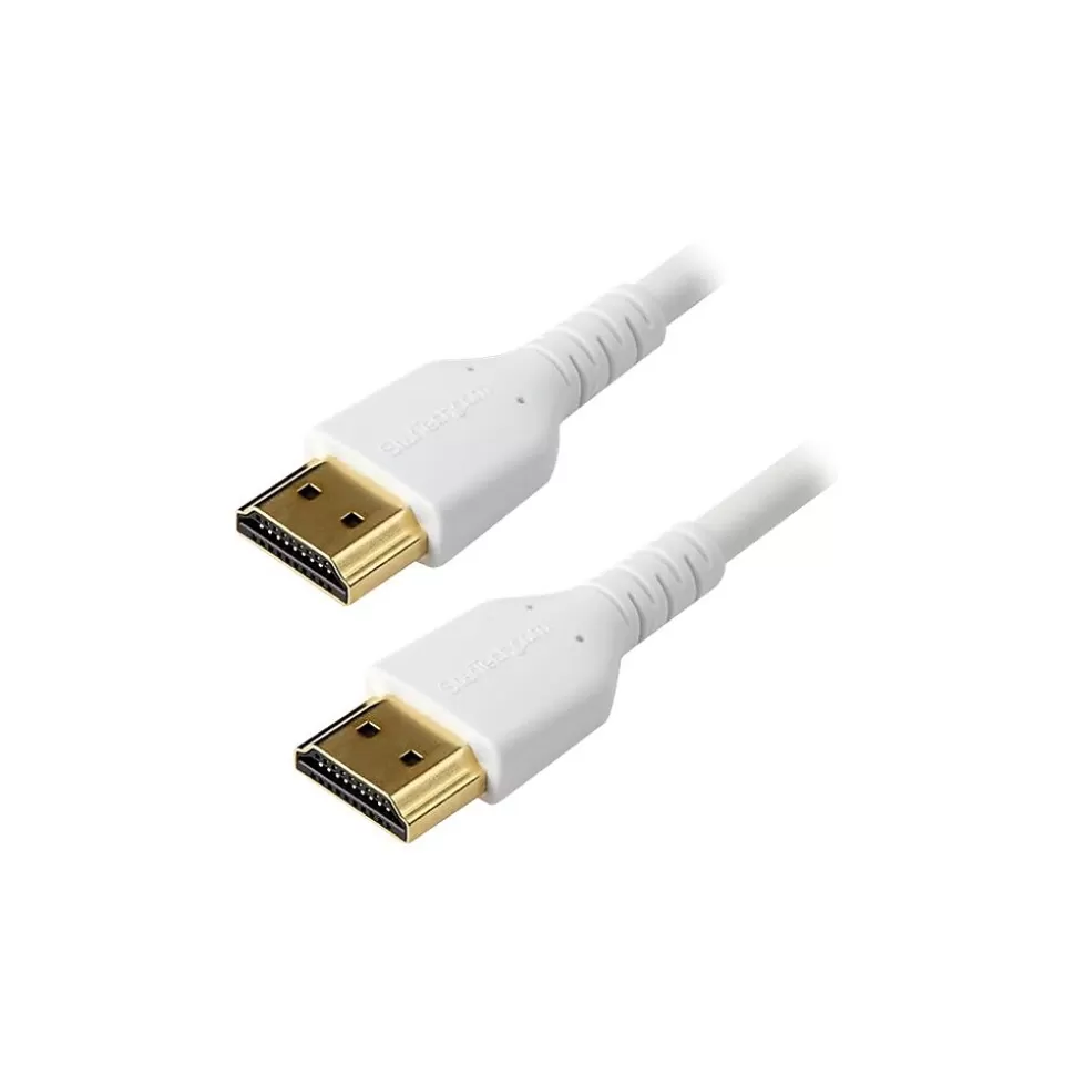 StarTech RHDMM2MPW 6.56' HDMI Audio/Video Cable, White Store