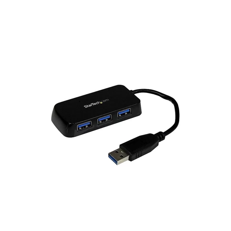 StarTech SuperSpeed 4-Port USB 3.0 Hub, Black (ST4300MINU3B) Cheap