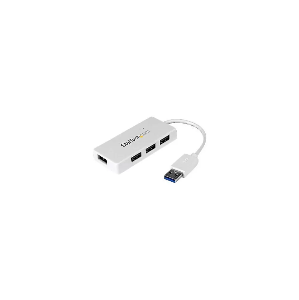 StarTech SuperSpeed 4-Port USB 3.0 Hub, White (ST4300MINU3W) Flash Sale