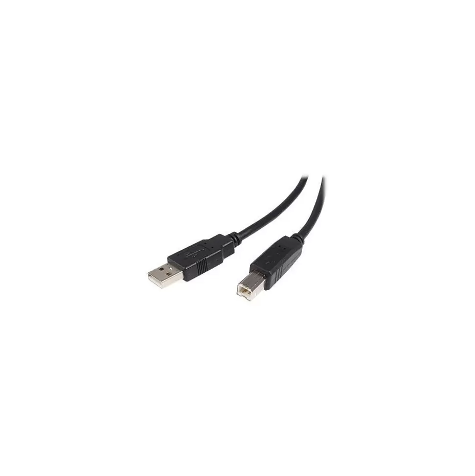 StarTech USB2HAB15 15' USB 2.0 A to B Cable, M/M, Black Outlet