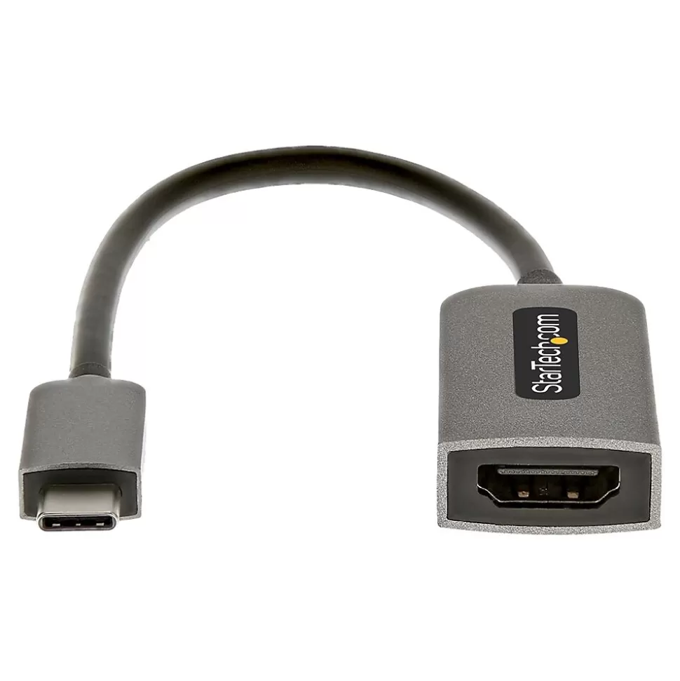 StarTech .com 0.43' USB C to HDMI Audio/Video Cable, Space Gray (USBC-HDMI-CDP2HD4K60) Best Sale