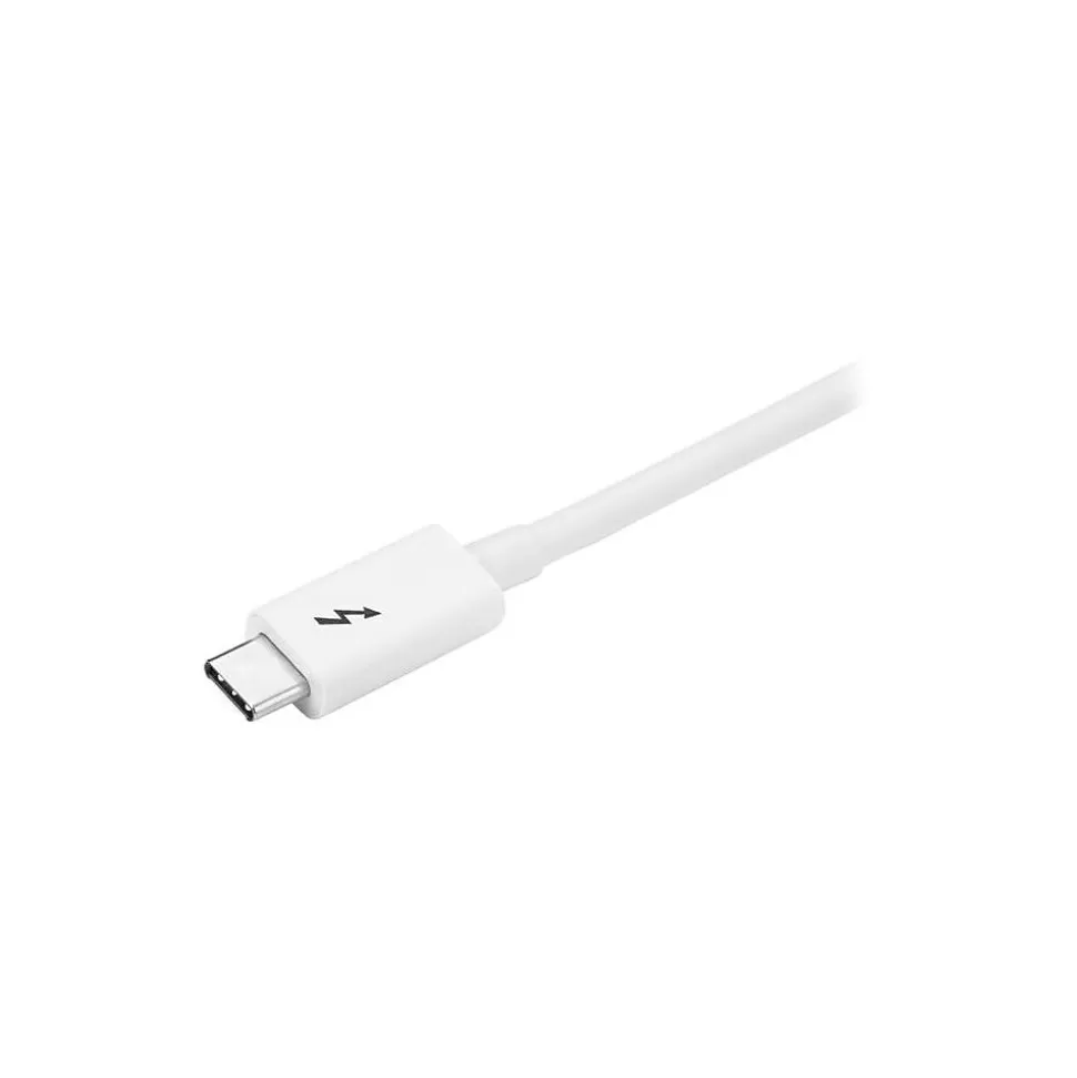 StarTech .com 2m Thunderbolt 3 Cable, 20Gbps, White, Thunderbolt / USB-C / DisplayPort Compatible, Thunderbolt 3 USB-C Cable Cheap