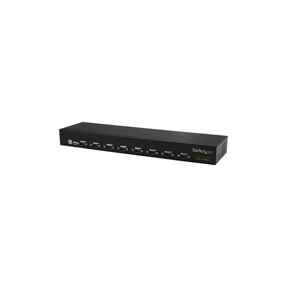 StarTech .com 8-Port USB to Serial Adapter Hub, USB to RS232 Port Adapter with Daisy Chain, Rackmount (ICUSB23208FD) Cheap