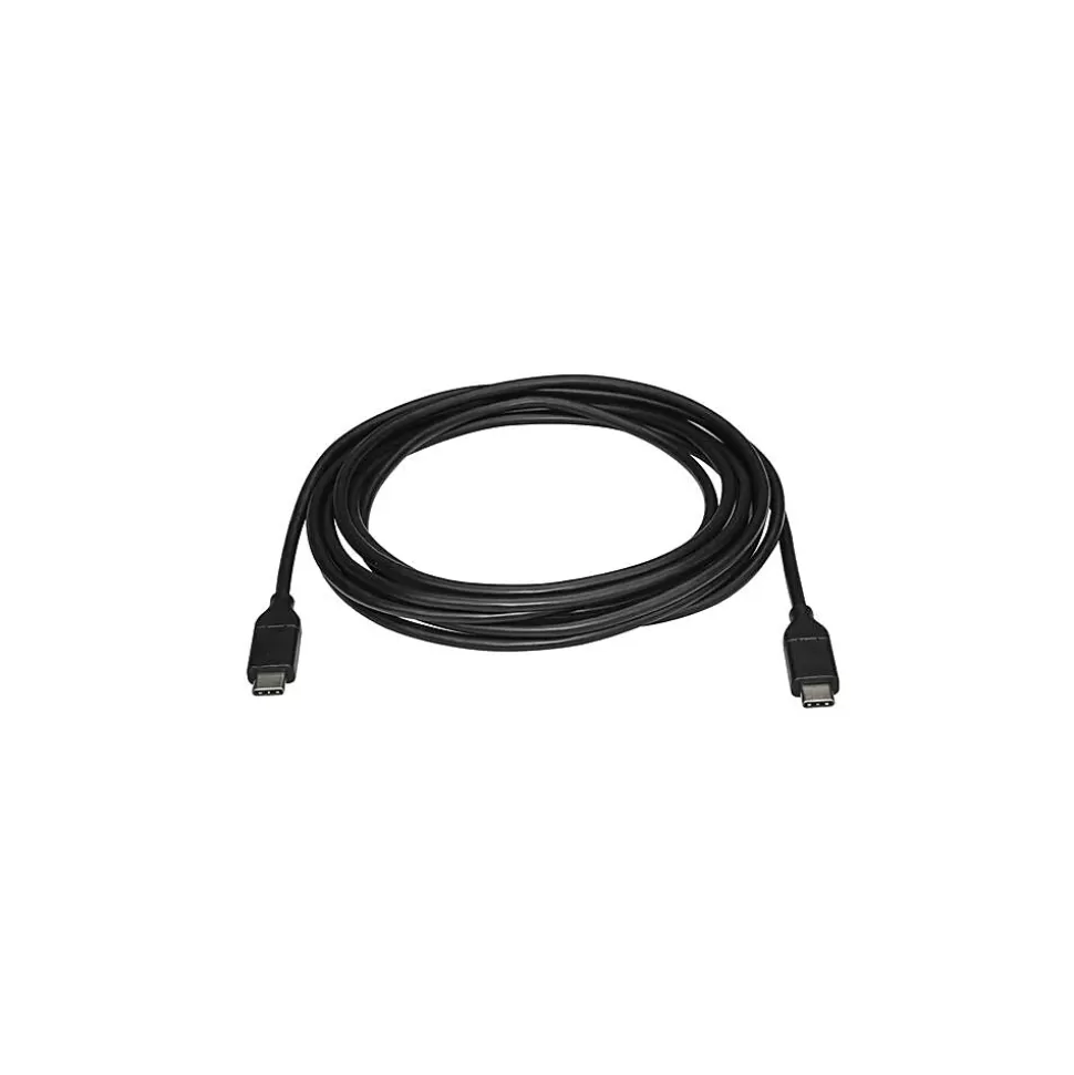 StarTech .com® USB2CC3M 9.8' USB 2.0 Type C Male/Male Data Transfer Cable, Black Flash Sale