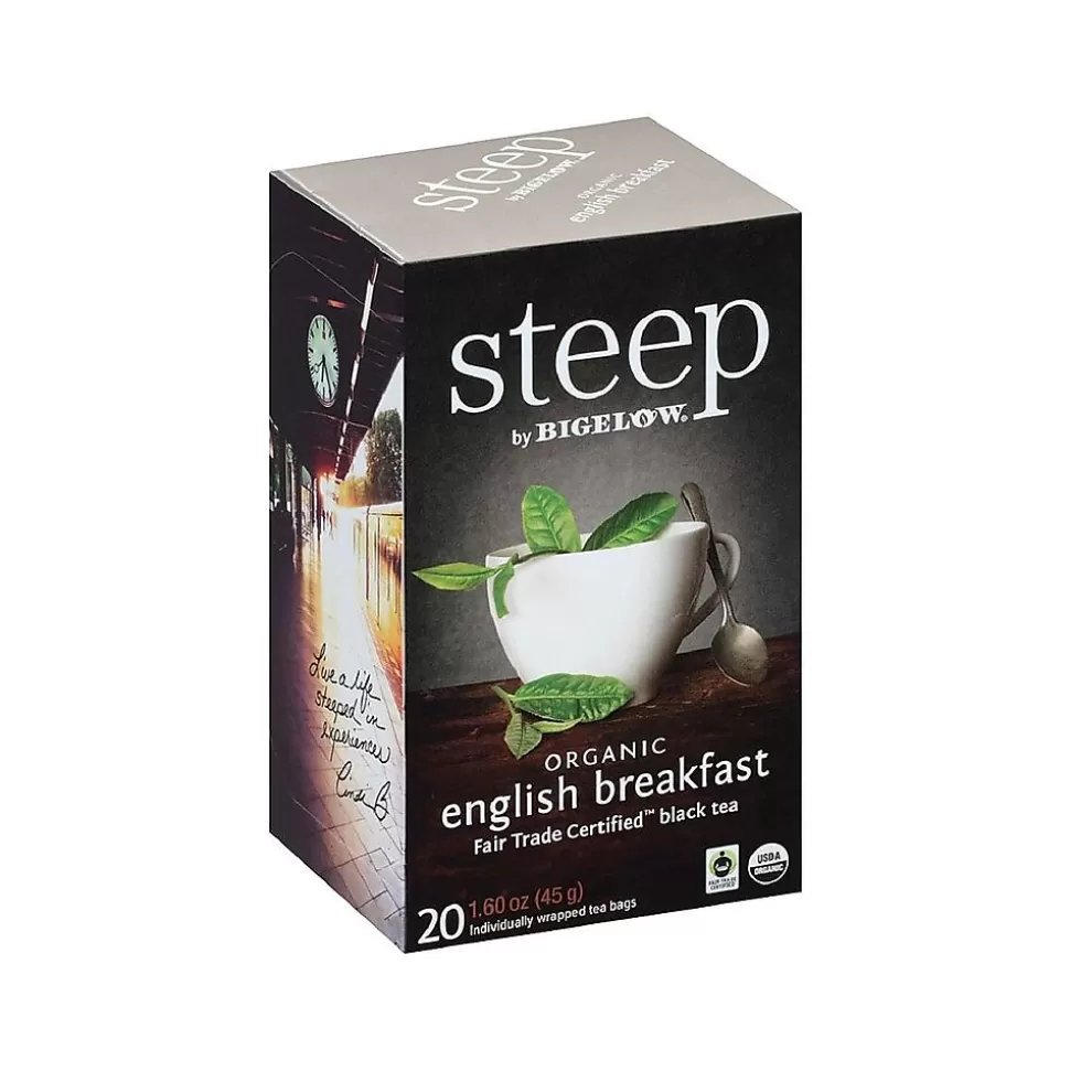 Steep English Breakfast Tea Bags, 20/Box (17701) Store