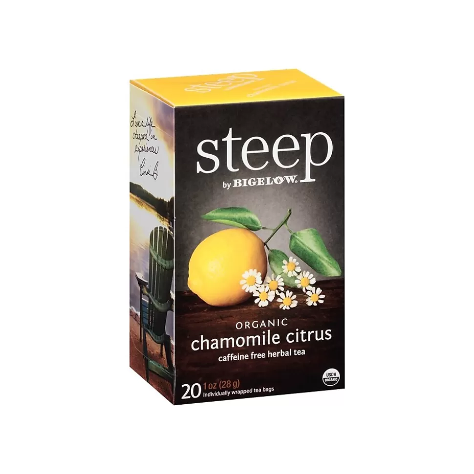 Steep Herbal Tea Bags, 20/Box (17707) Discount