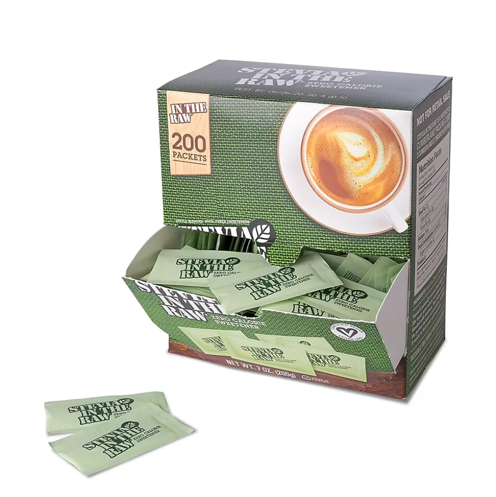 Stevia in the Raw Natural Sweeteners, 200/Box (4480076014) Best Sale