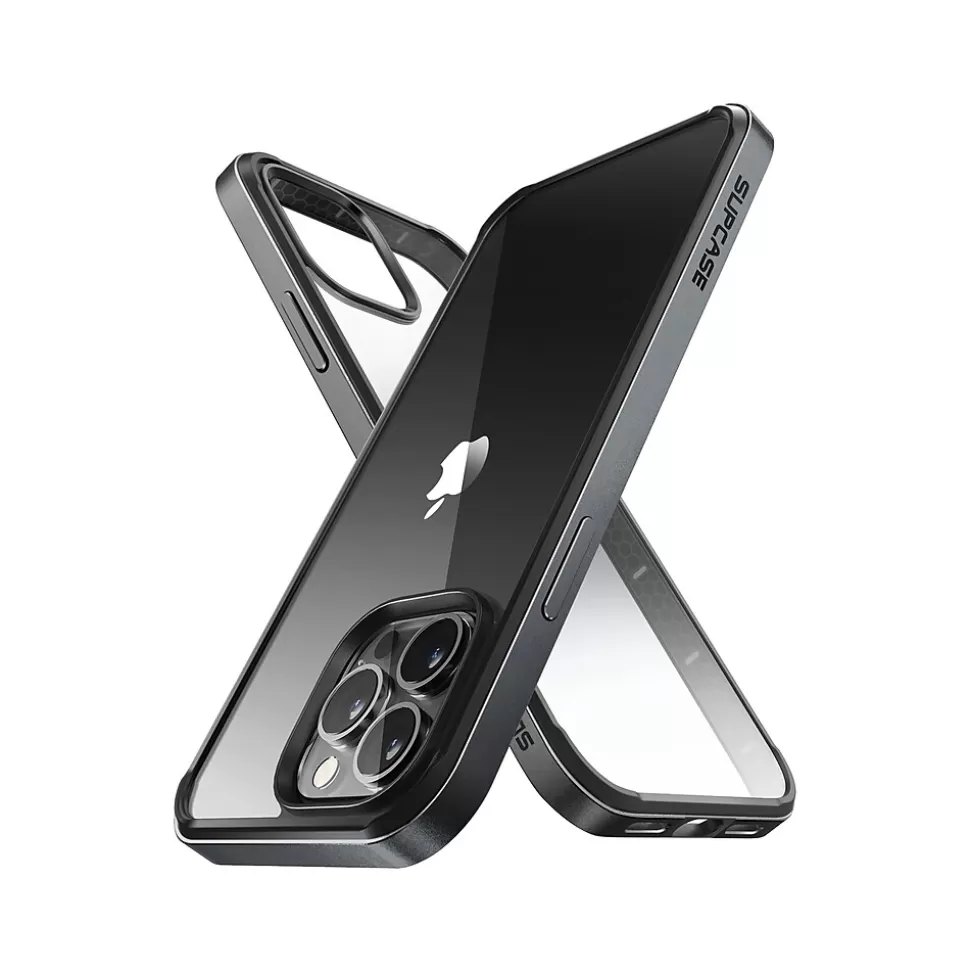 SUPCASE Unicorn Beetle Black Edge Clear Bumper Case for iPhone 13 Pro (SUP-iPhone2021Pro-6.1-Edge-Black) Best