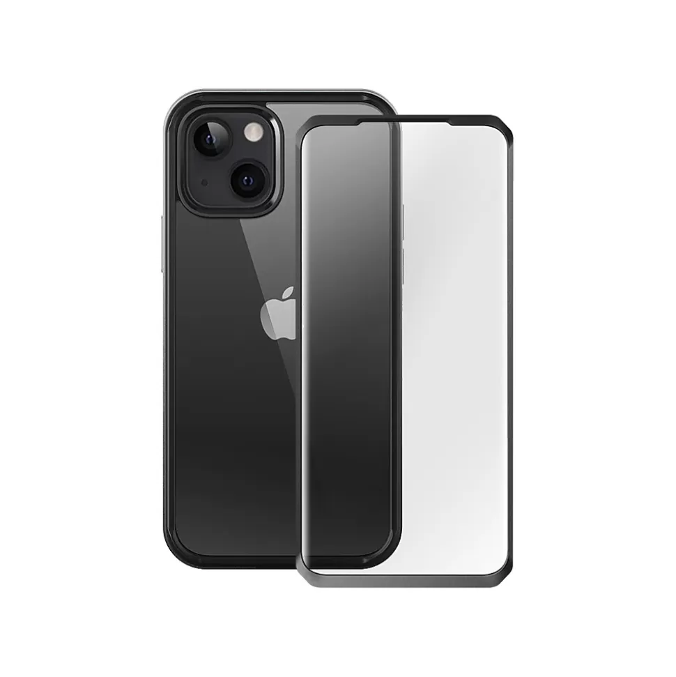 SUPCASE Unicorn Beetle Black Edge with Screen Protector Clear Case for iPhone 13 (SUP-iPhone2021-6.1-EdgePro-SP-Black) Best