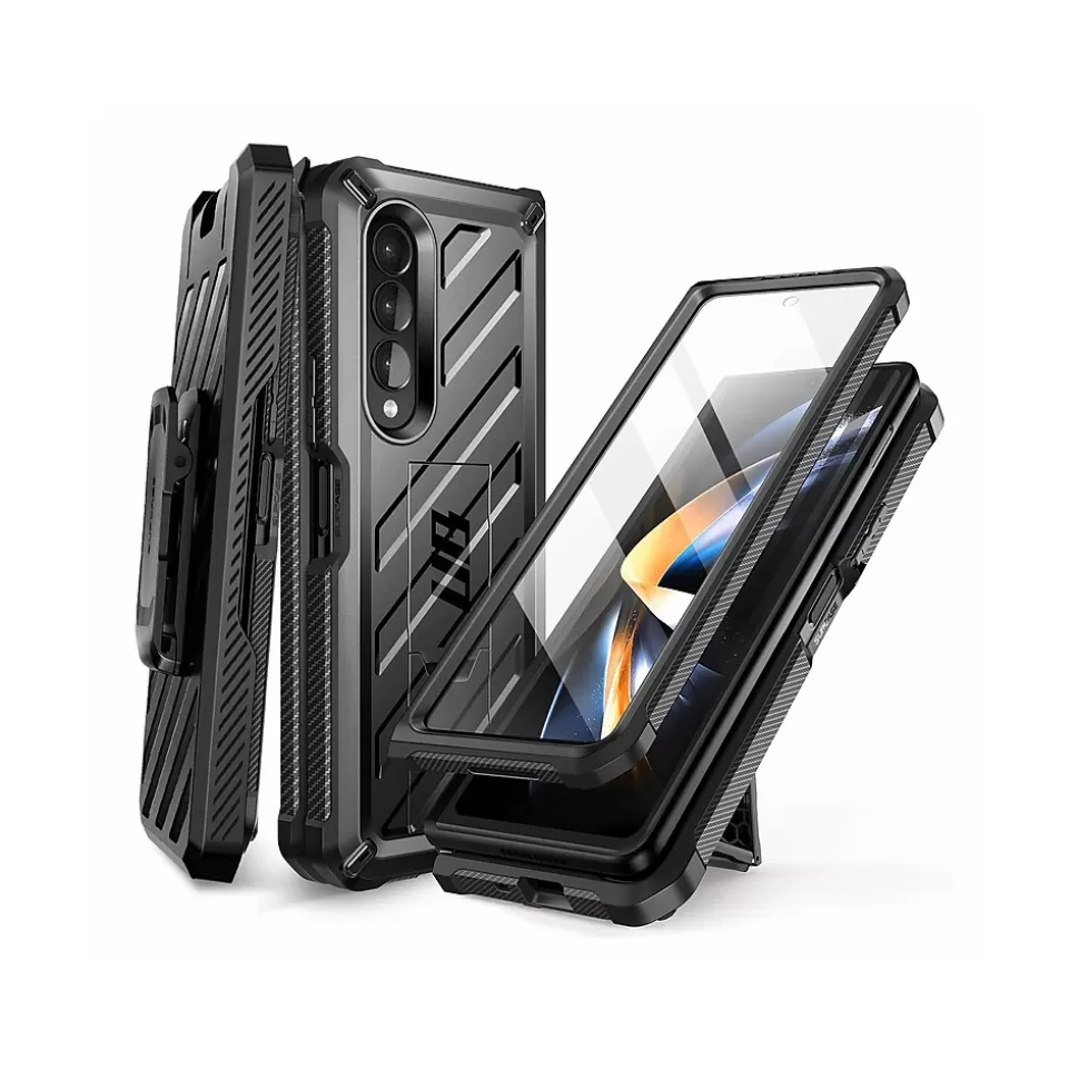SUPCASE Unicorn Beetle Black Kickstand Case for Samsung Galaxy Z Fold4 (SUP-Galaxy2022-ZFold4-5G-Unicorn-SP-Blac) Clearance