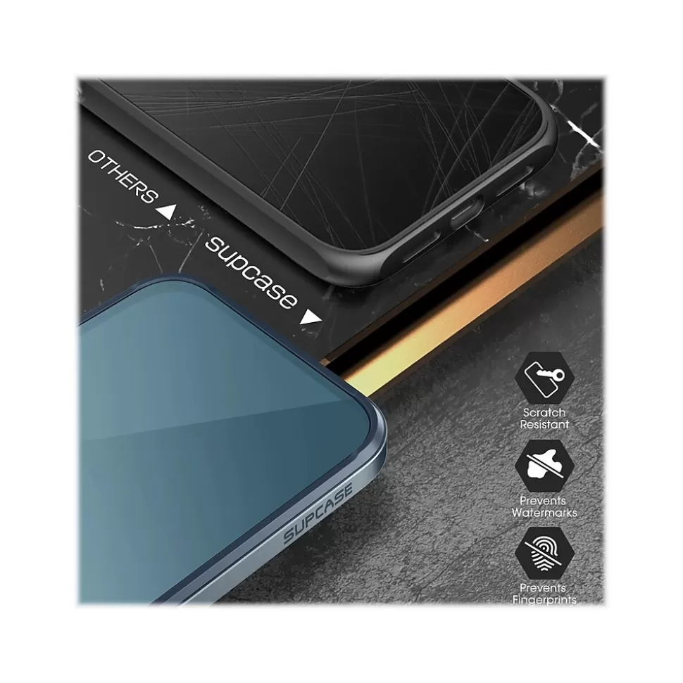 SUPCASE Unicorn Beetle Blue Edge with Screen Protector Case for iPhone 13 Pro Max (SUP-iPhone2021-6.7-EdgePro-SP-Cerulean) Fashion